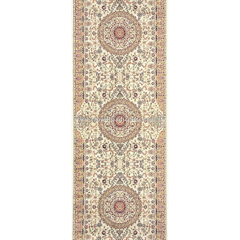 Persian-Inspired Runner Rug – Silk-Like Viscose Elegance for Hallways & Living Spaces | Zrabi 342