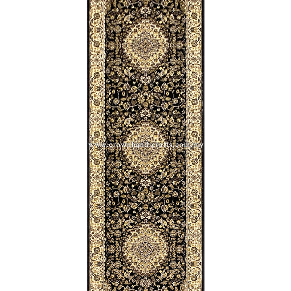 Fine Viscose Runner Carpet – Persian Motifs with a Luxurious Silk Touch for High-End Interiors | Zrabi 396