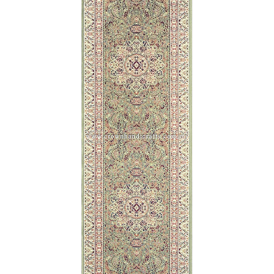 Elegant Persian Runner Rug Silk-Touch Viscose Carpet for Grand Entries & Luxe Living Spaces | Zrabi 459