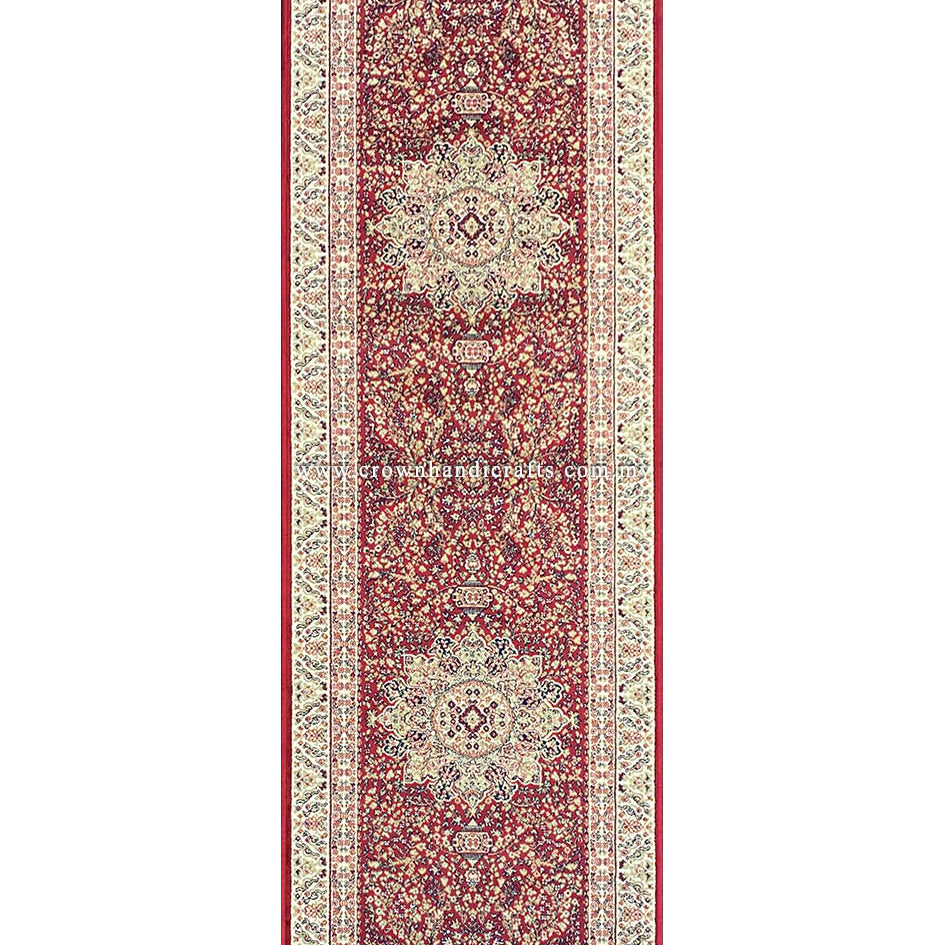 Elegant Persian Runner Rug Silk-Touch Viscose Carpet for Grand Entries & Luxe Living Spaces | Zrabi 459