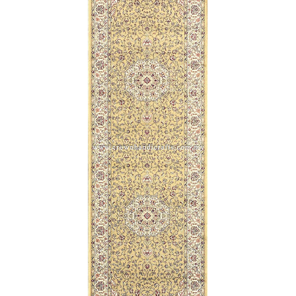 Persian-Style Entryway Runner - Premium Viscose Rug with Luxurious Silk Feel Underfoot | Zrabi 470