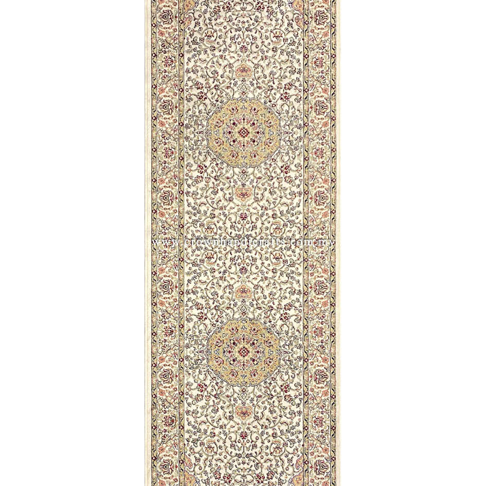 Persian-Style Entryway Runner - Premium Viscose Rug with Luxurious Silk Feel Underfoot | Zrabi 470