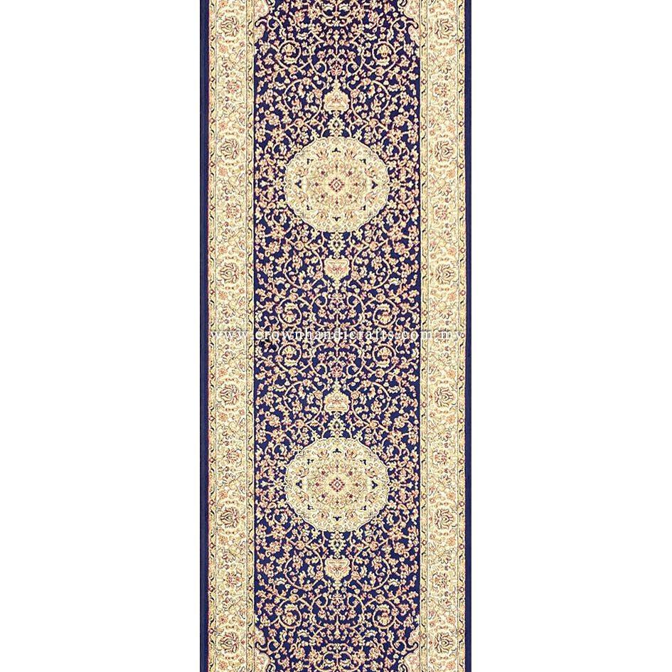 Persian-Style Entryway Runner - Premium Viscose Rug with Luxurious Silk Feel Underfoot | Zrabi 470