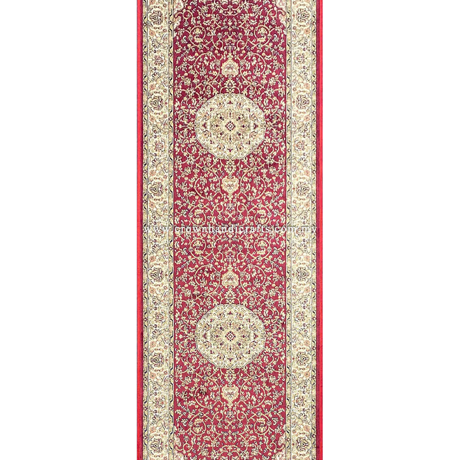 Persian-Style Entryway Runner - Premium Viscose Rug with Luxurious Silk Feel Underfoot | Zrabi 470