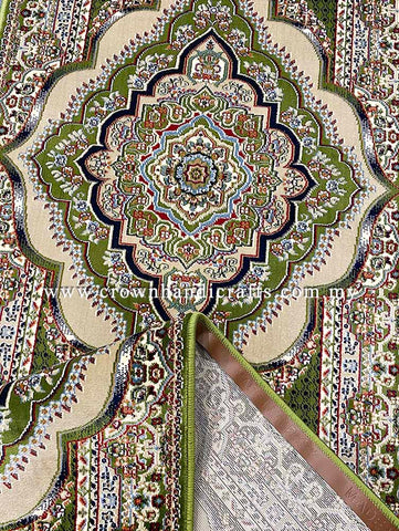 Silk Feel Carpet Persian Design Turkish Rug for Living Room Bedroom Carpet | Semerkant 06981A Runner