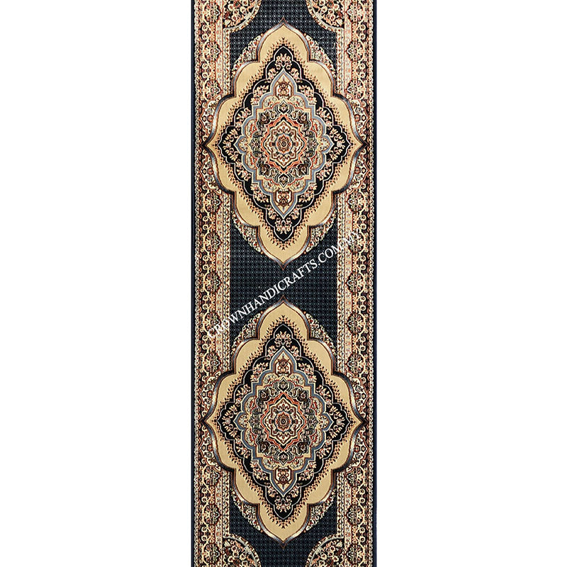 Silk Feel Carpet Persian Design Turkish Rug for Living Room Bedroom Carpet | Semerkant 06981A Runner