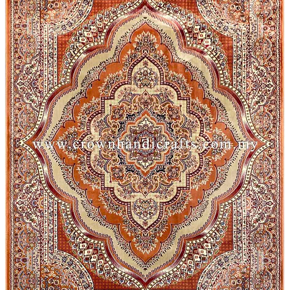 Silk Feel Carpet Persian Design Turkish Rug for Living Room Bedroom Carpet | Semerkant 06981A