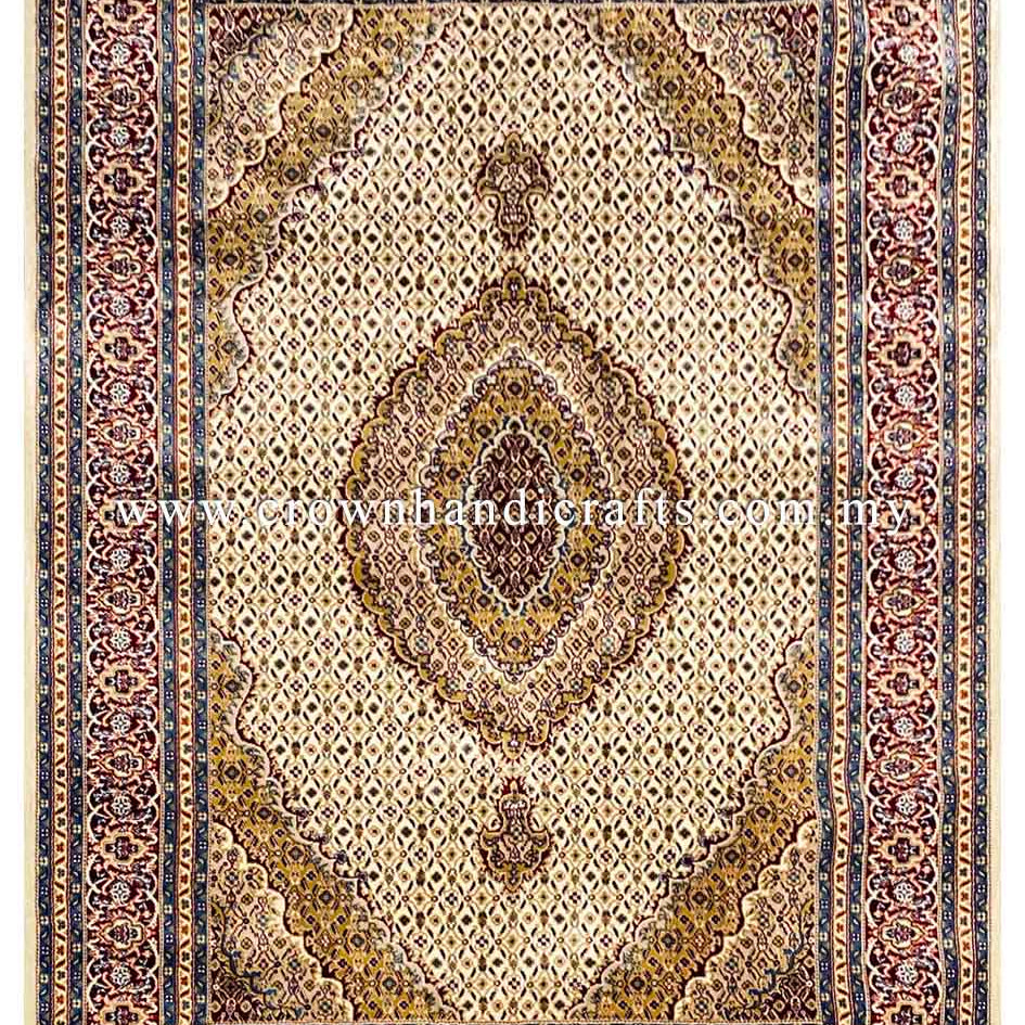 Silk Feel Carpet Persian Design Turkish Rug for Living Room Bedroom Carpet | Isfahan 747
