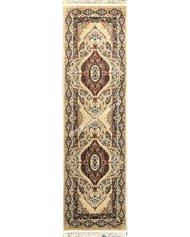 Persian Style Turkish Rugs High End Durable Carpet for Living Room Bedroom | Semerkant 07611C Runner