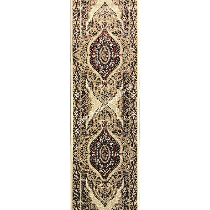 Persian Style Turkish Rugs High End Durable Carpet for Living Room Bedroom | Semerkant 07611C Runner