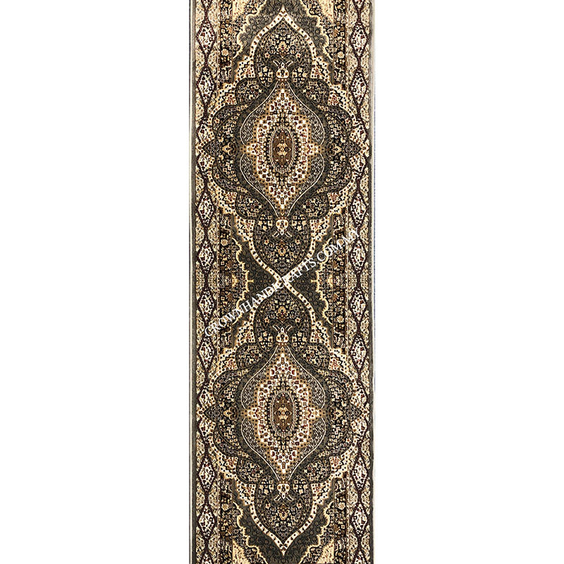 Persian Style Turkish Rugs High End Durable Carpet for Living Room Bedroom | Semerkant 07611C Runner