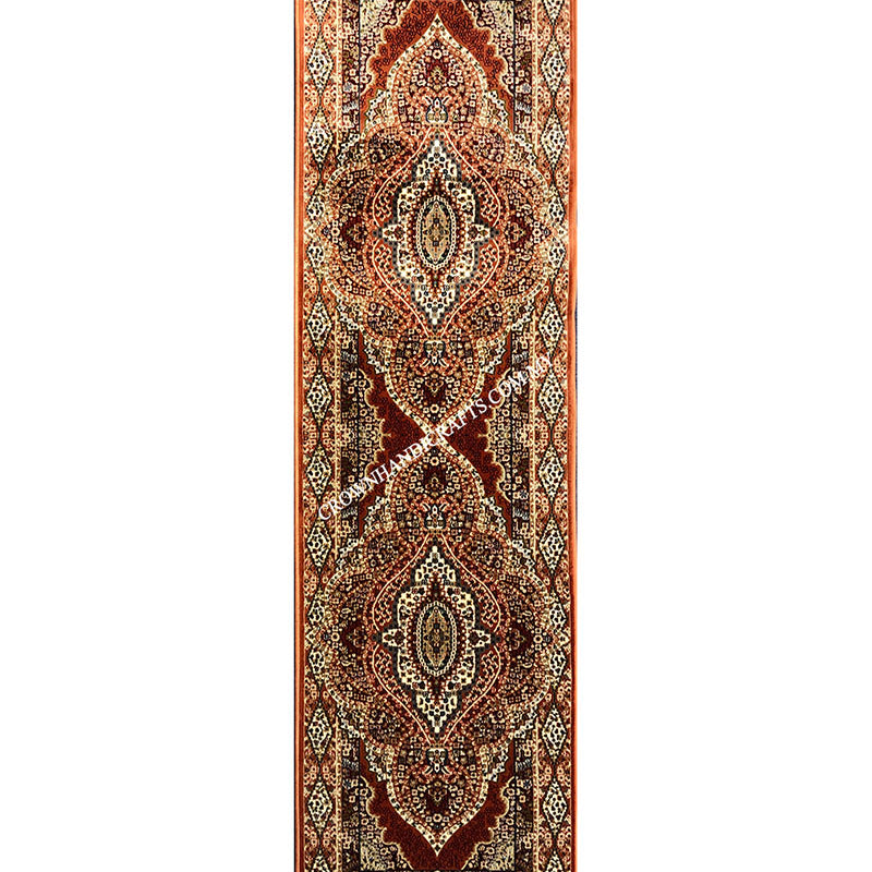 Persian Style Turkish Rugs High End Durable Carpet for Living Room Bedroom | Semerkant 07611C Runner
