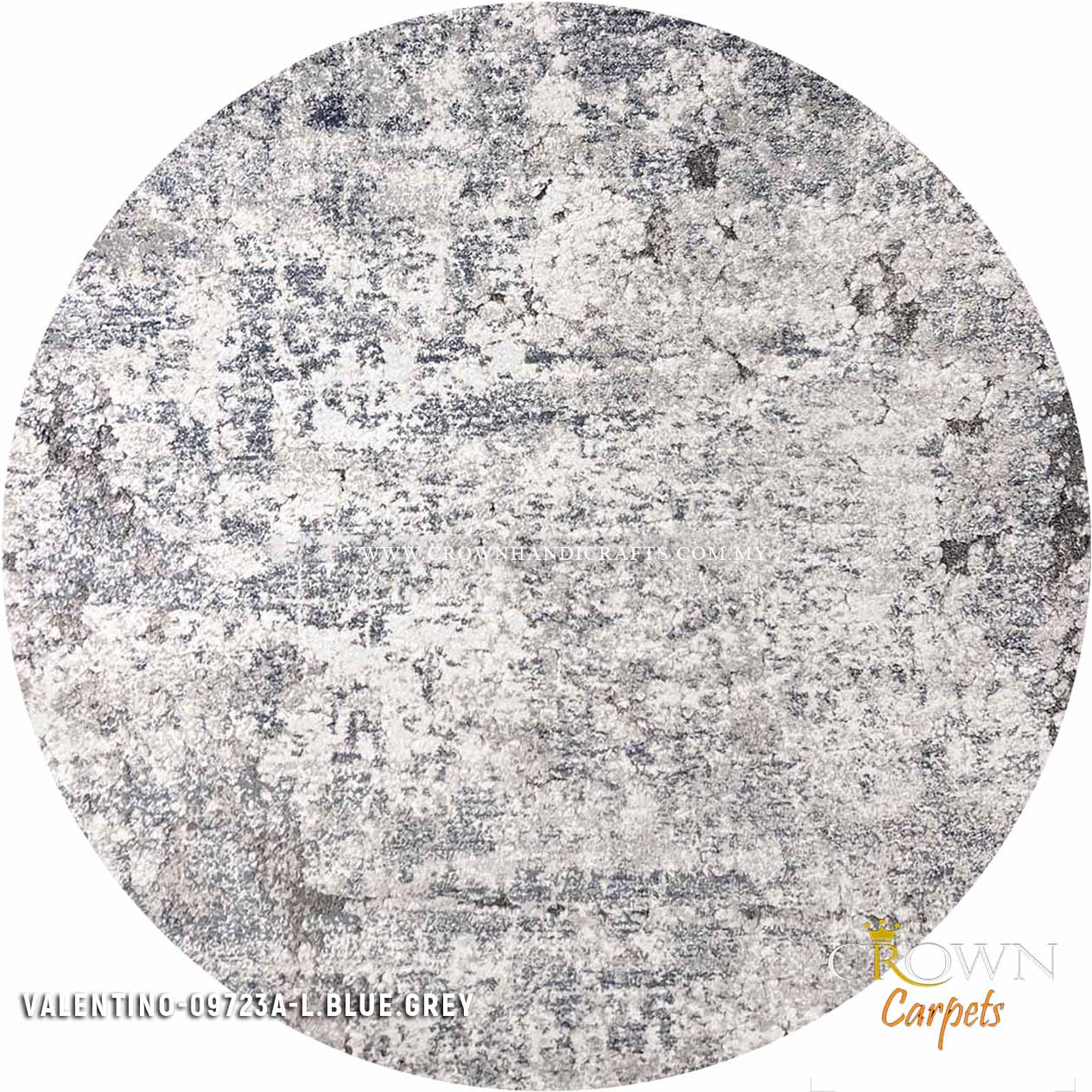 Designer Collection Modern Design Carpets Rugs for Living Room Bedroom | Valentino 09723A-L.Blue Grey