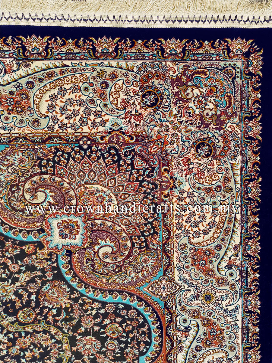 High End Durable Persian Carpet Thick Quality Turkish Rugs for Living Room Bedroom | Qom 1303A