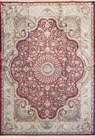 Persian Style Turkish Rugs High End Durable Carpet for Living Room Bedroom | Qom 1303A