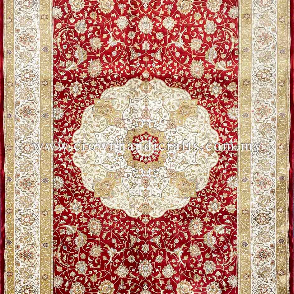 Certified Persian Carpet 100% Silk Premium Quality | Persian Silk IS017