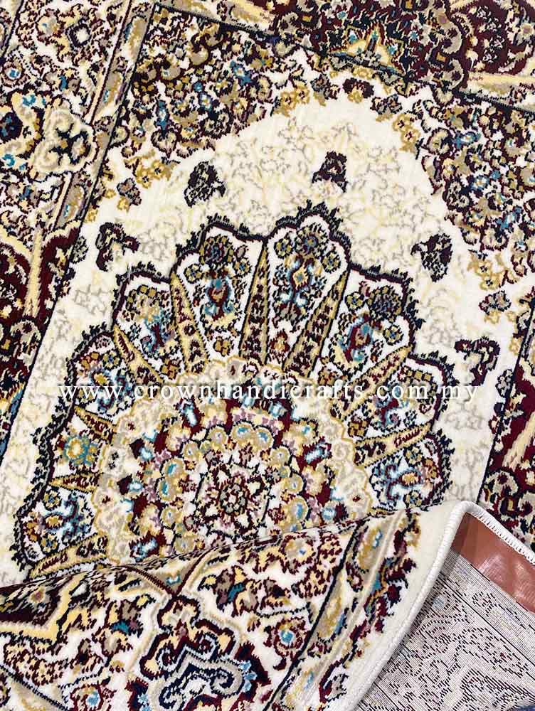 Persian Style Turkish Rugs High End Durable Carpet for Living Room Bedroom | Bayazhan 20053 80X120CM