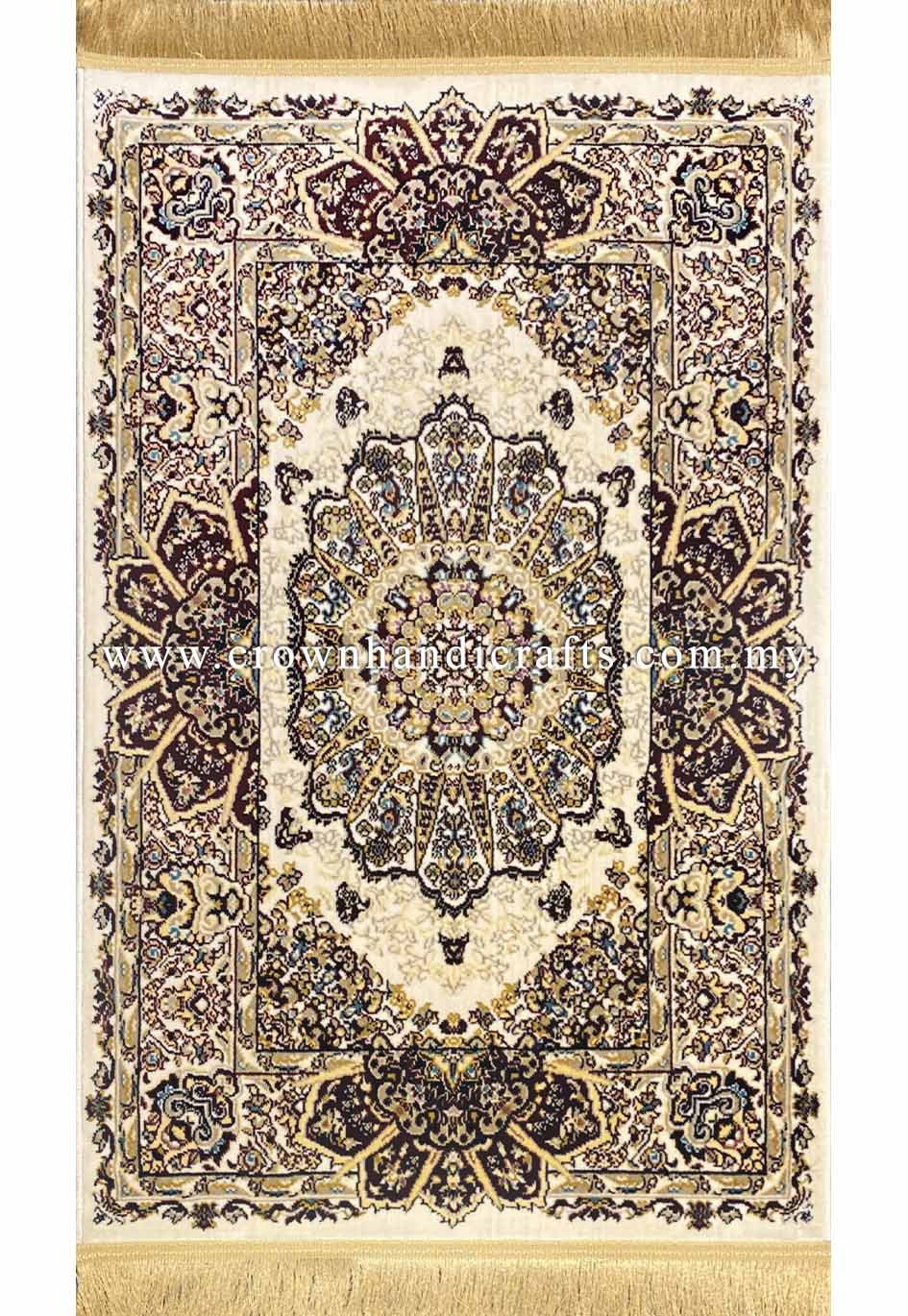 Persian Style Turkish Rugs High End Durable Carpet for Living Room Bedroom | Bayazhan 20053 80X120CM