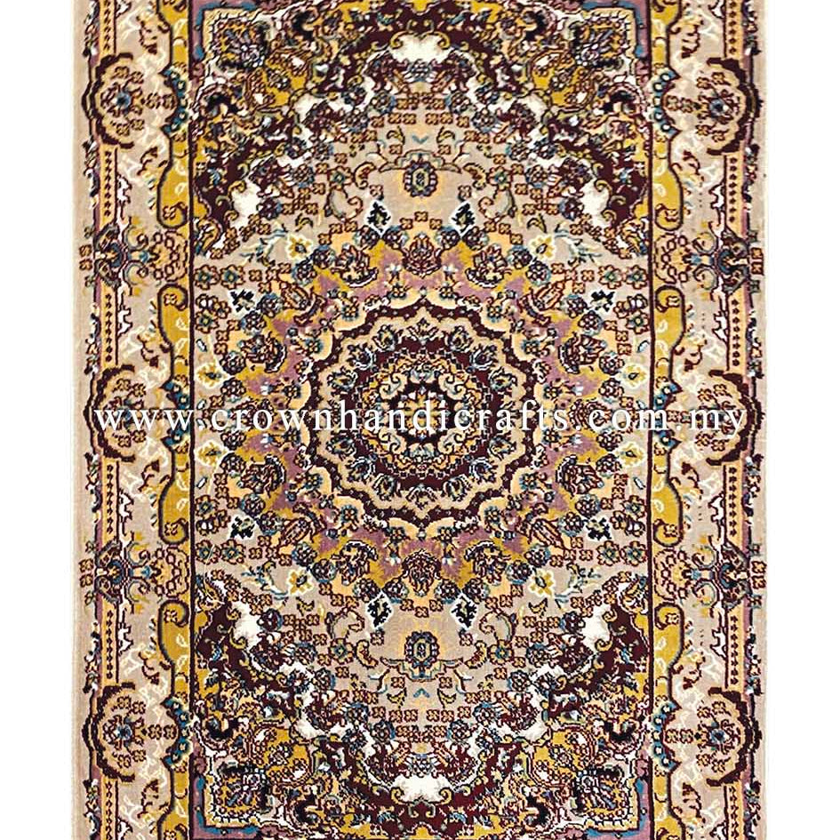 Silk Feel Carpet Persian Design Turkish Rug for Living Room Bedroom Carpet | Bayazhan 20101 80X120CM