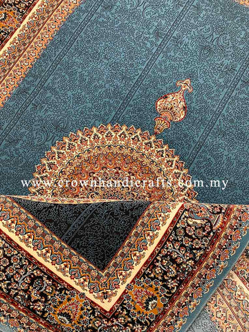 Premium Persian Carpet from Iran Smooth Wool Feel Man Made Persian Carpets for Bedroom Living Room | Ashrafi Melody
