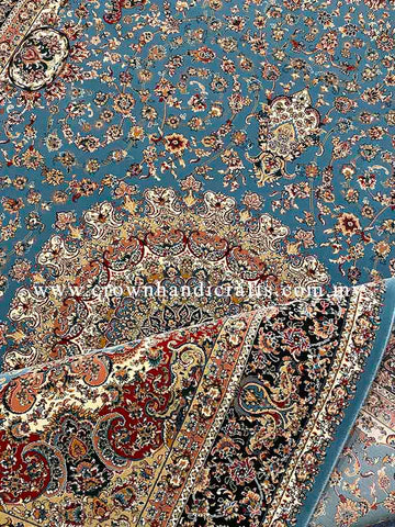 Premium Persian Carpet from Iran Smooth Wool Feel Man Made Persian Carpets for Bedroom Living Room | ASHRAFI NILOOFARANTEH