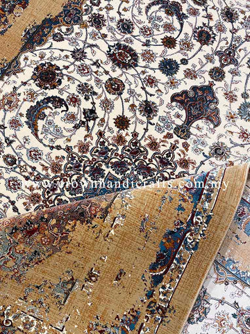 Fine Persian Rug Wool Feel Smooth Quality Carpet for Dining Table Living Room Rug | Ashrafi Antique Lj03