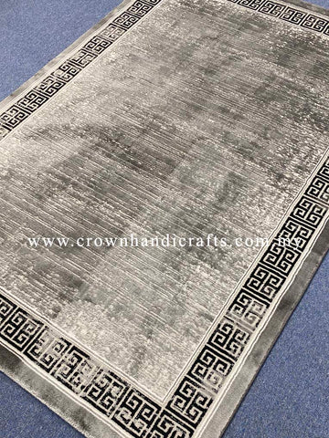 Contemporary Modern Carpets Rugs Minimalist Design | Silk Pasha P0397