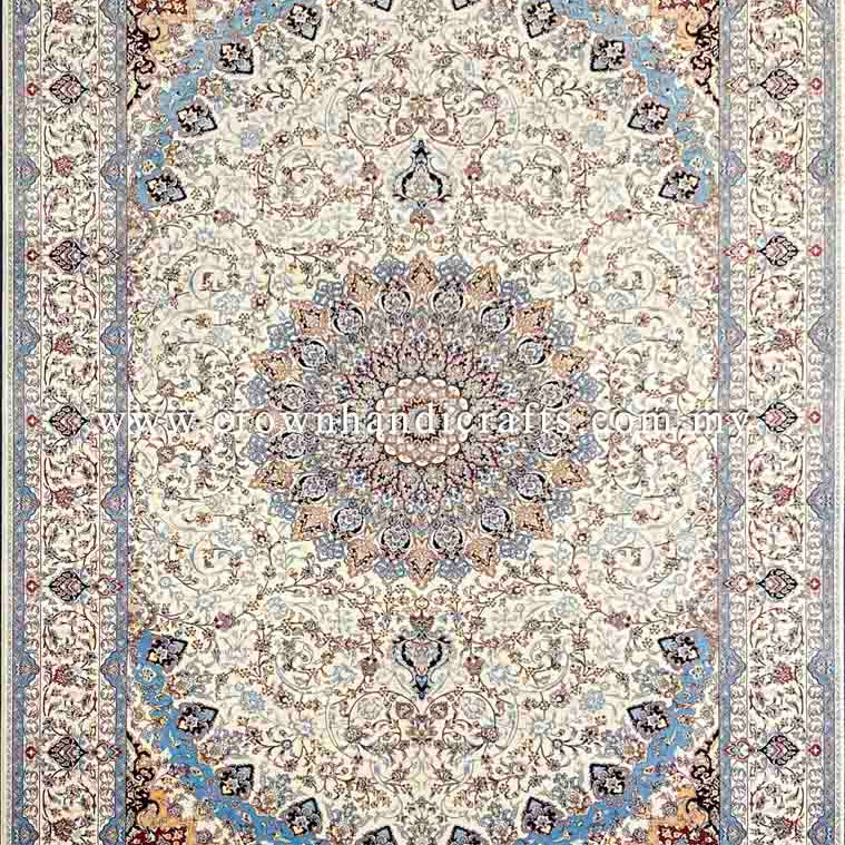 Intricate Persian Carpet for Living Made in Iran Premium Quality Smooth Feel Living Room Carpet | Rayan AM010