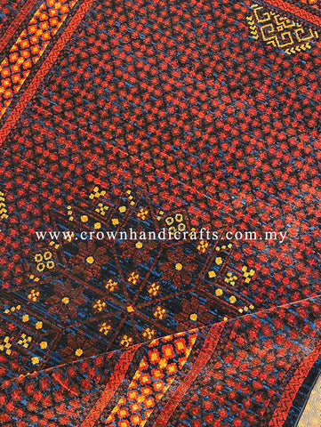 Nomadic Tribes Carpet Design Persian Rug Geometric Motifs Man Made Wool Feel Authentic Iran Carpet | Hamedan Sa125