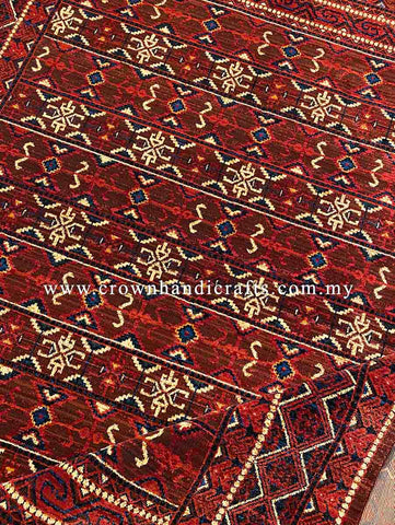Tribal Geometric Design Persian Rugs Vintage Carpet for Living Room | Hamedan Sa122