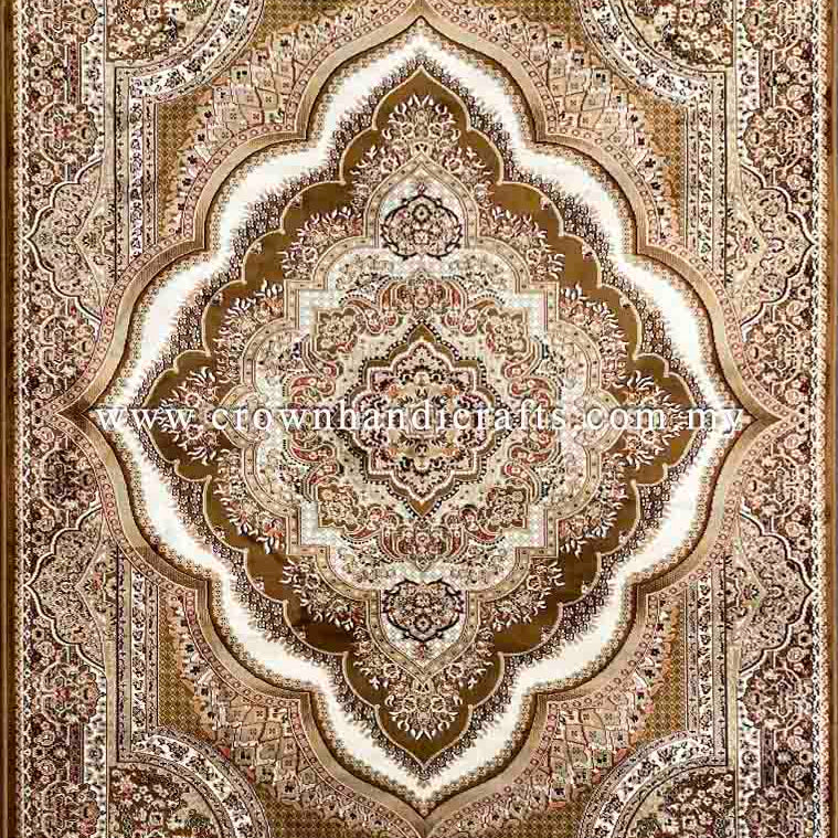 Silk Feel Carpet Persian Design Turkish Rug for Living Room Bedroom Carpet | Semerkant 06981A