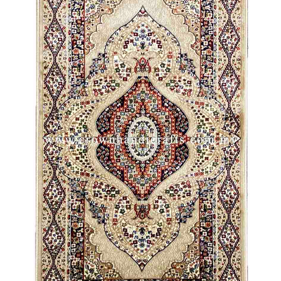 Persian Style Turkish Rugs High End Durable Carpet for Living Room Bedroom | Semerkant 07611C
