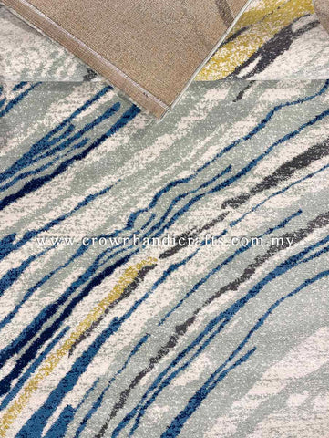 Smooth Fine Rug for Living Room Modern Design Carpet | Empire D6263IVB