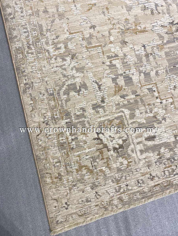 Modern Rugs Distressed Look Carpets for Living Room | Distressed Mix D5
