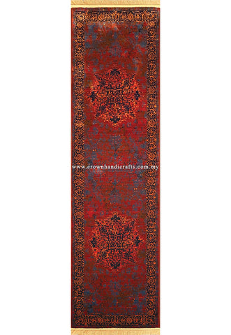 Moroccan Style Persian Rug Tribal Vintage Carpet Made in Iran | Mahakan Runner Mah009