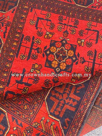 [5X3.5FT] Handmade Tribal Rug – 100% Wool Persian Carpet Design High-Quality Afghan Carpet Hand-Knotted Authentic Afghan Tribal Carpet  AFGHAN CH 2775