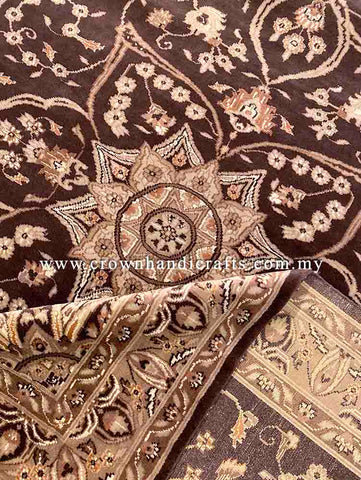 [5X8FT] Masterfully Designed Persian Carpet Hand-Knotted with 100% Silk and Wool Showcasing Intricate Patterns and Authentic Iranian Design SK Kashmir SILK WOOL CH 1339