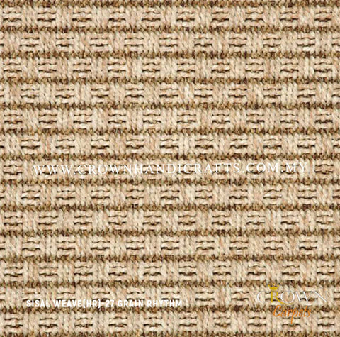 Designer Sisal Rugs: Elevate Your Dining Space with Timeless Interior Elegance | Sisal Weave 27-Grain Rhythm (HR) Wall To Wall Carpet