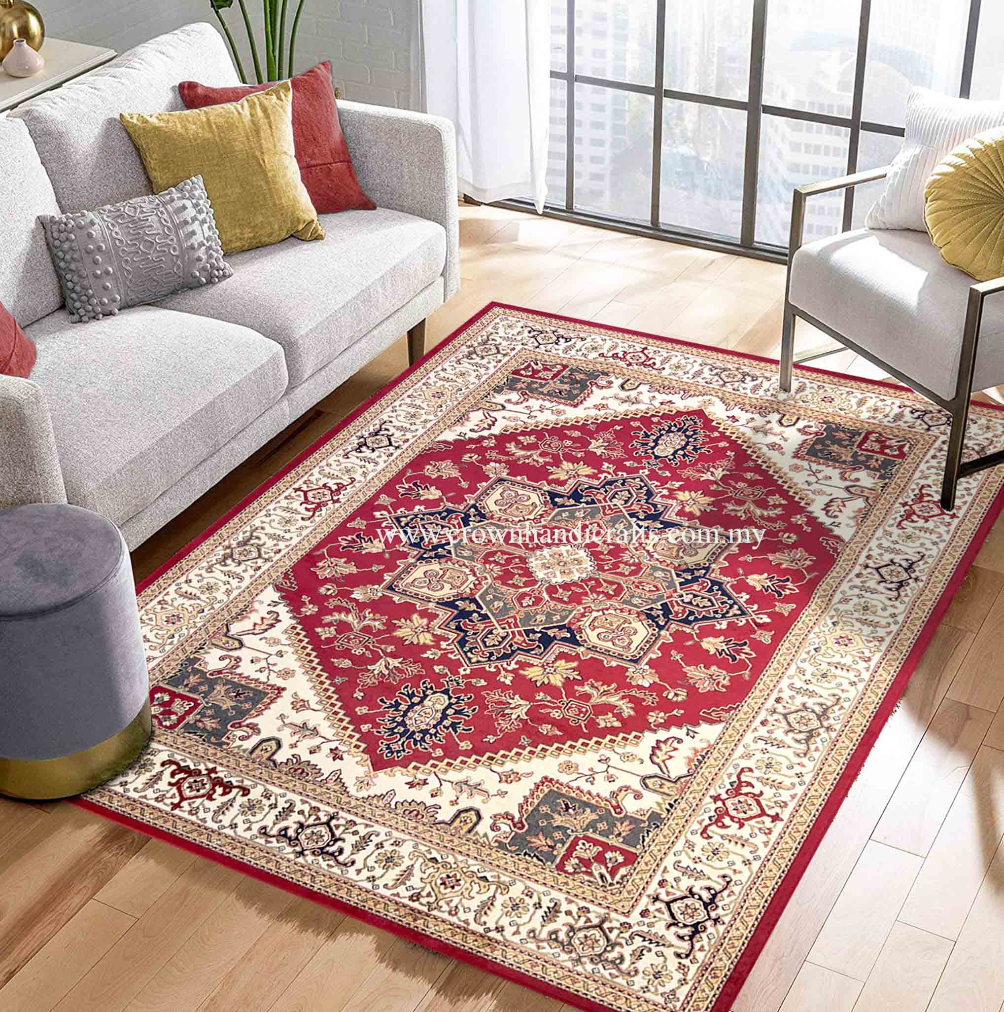 Persian Design Carpet Silk Feel Fine High Quality Viscose Living Room Carpet | Zrabi 304