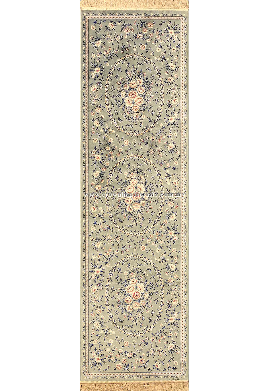 A Grand Entrance Persian-Style Runner in Liquid-Soft Viscose | Zrabi 307