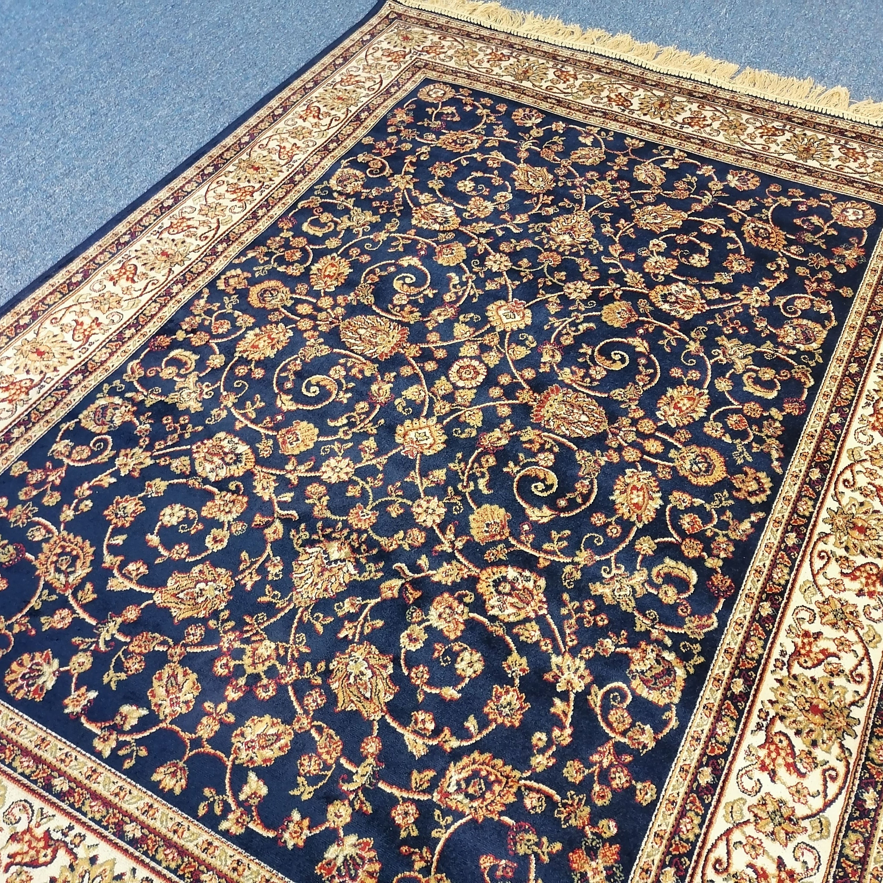 Persian Silk Carpet Iran Design 100% Silk Man Made Viscose Carpet | Zrabi 308