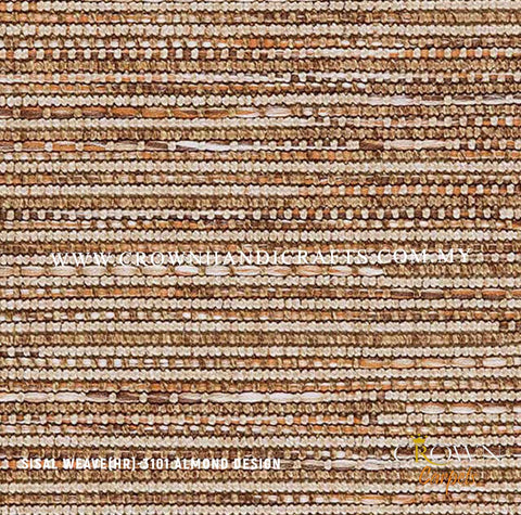 Sisal Jute Rugs Resort Feel Zen Style Designer Rugs | Sisal Weave 3101-ALMOND DESIGN (HR) Wall To Wall Carpet