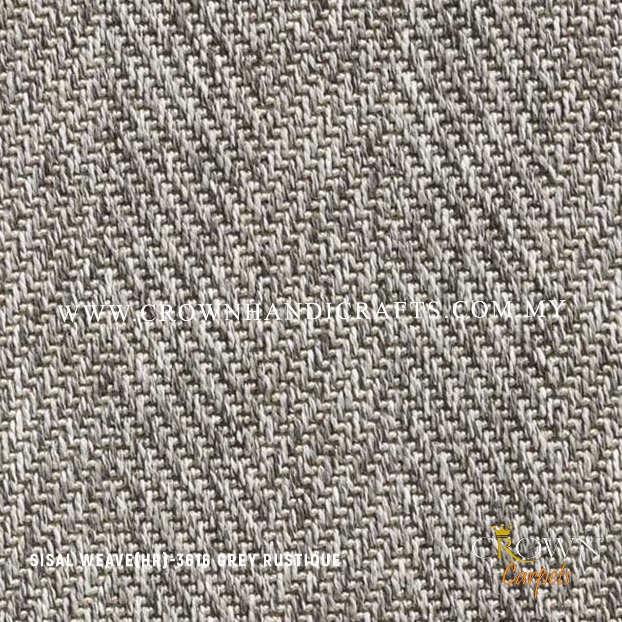 Sophisticated Sisal Rugs: Earthy Texture Meets Classic Style for Living & Dining Rooms | Sisal Weave 3616-Grey Rustique