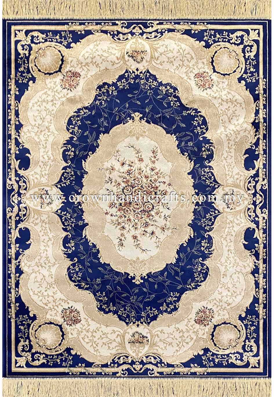 Persian Silk Carpet Iran Design 100% Silk Man Made Viscose Carpet | Zrabi 407