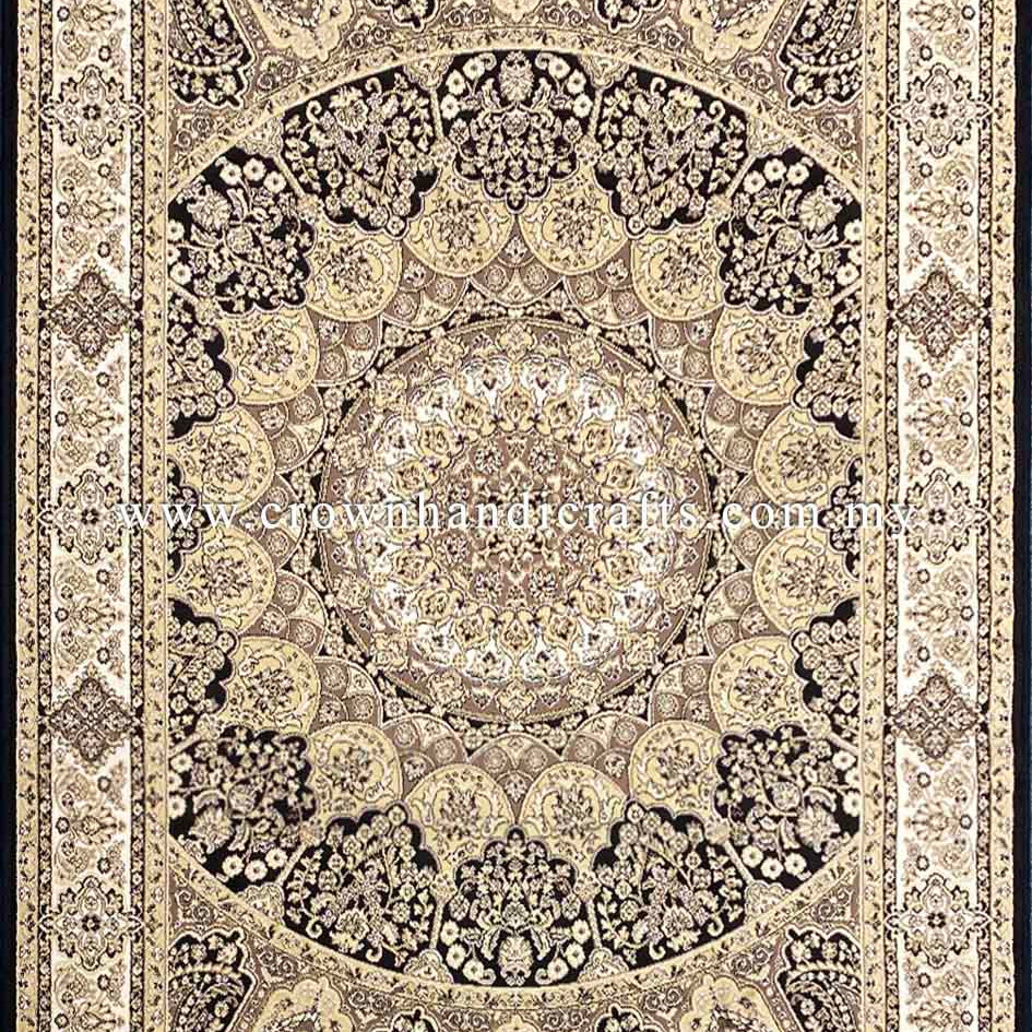 Persian Silk Rug with Iran Design 100% Man-Made Viscose Silk Carpet | Zrabi 430
