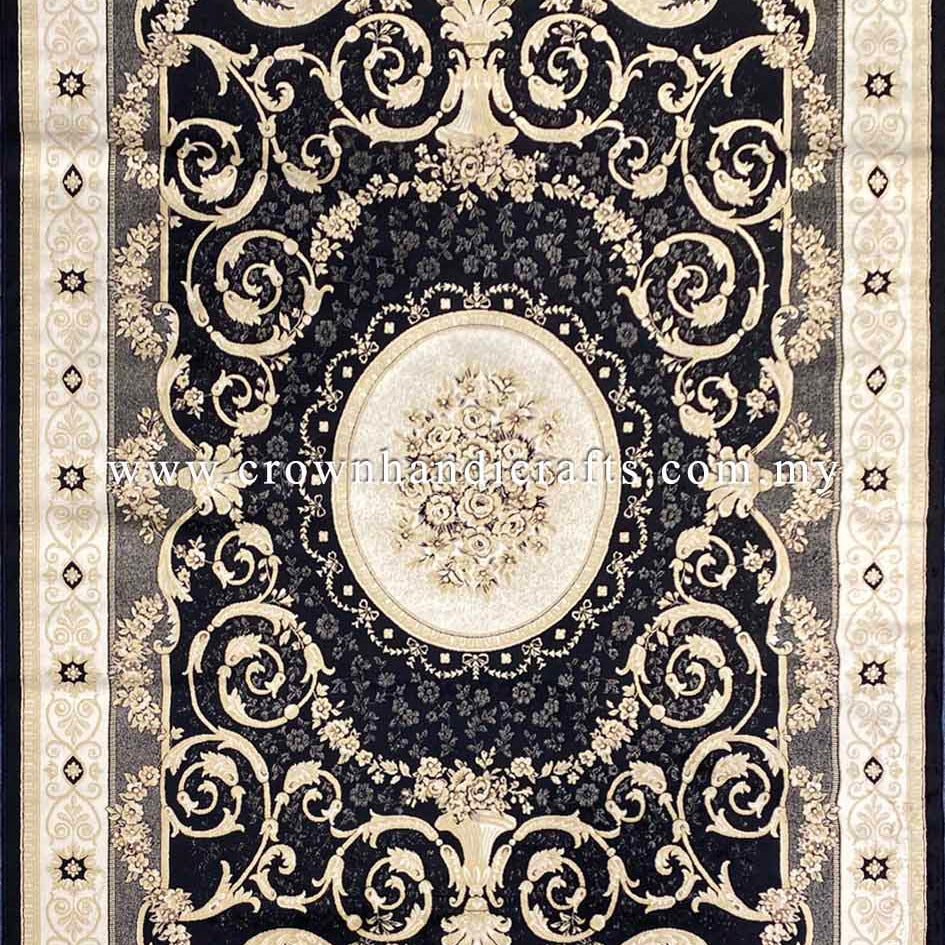 Persian Silk Carpet Iran Design 100% Silk Man Made Viscose Carpet | Zrabi 463
