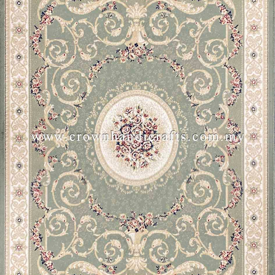 Persian Silk Carpet Iran Design 100% Silk Man Made Viscose Carpet | Zrabi 463