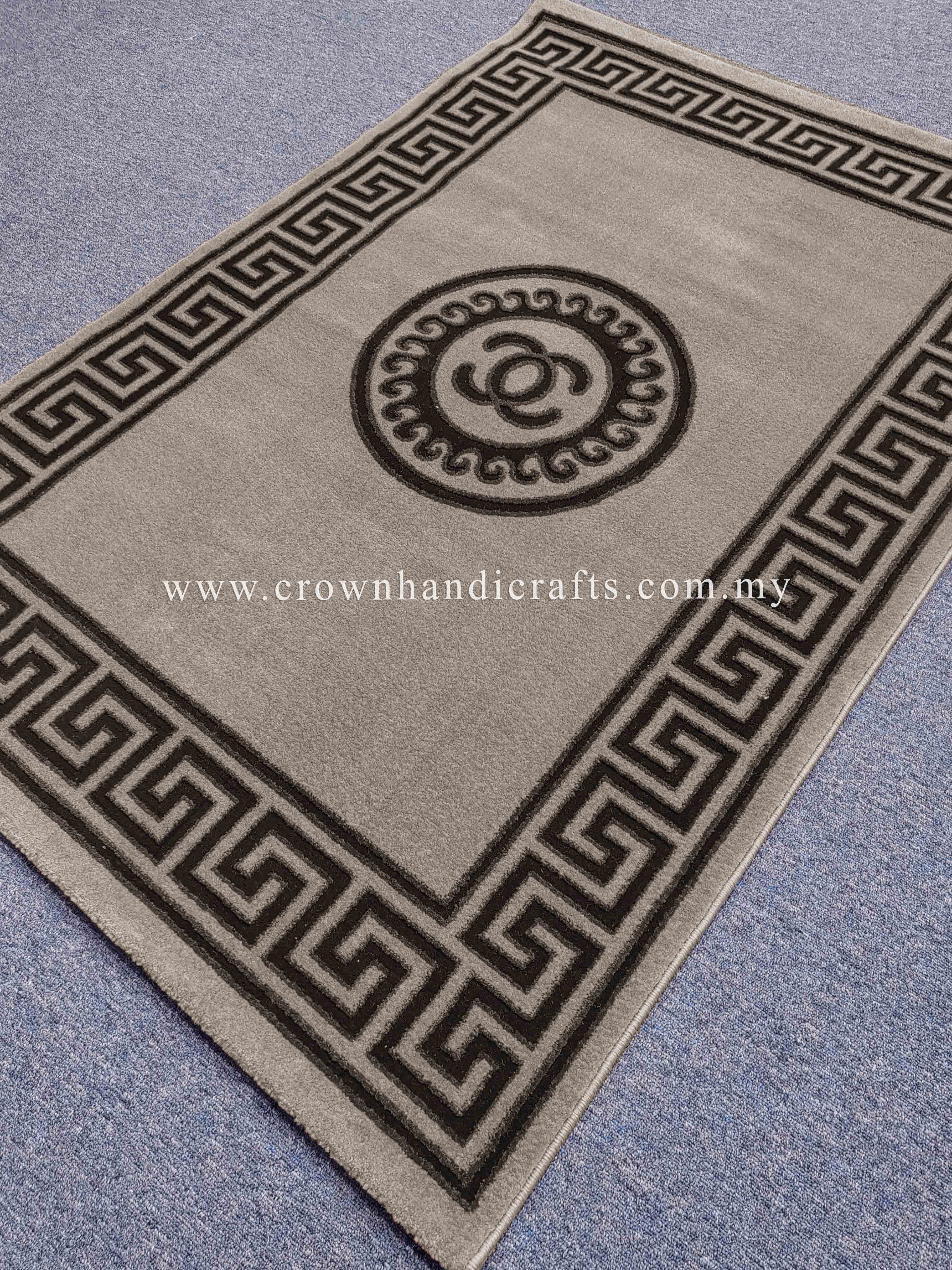 Premium Silky Soft Rug – Cashmere-Like Comfort & Elegante | LUXURY 5700S L.GREY BLACK