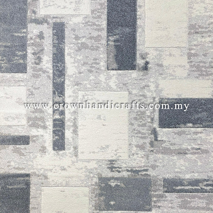 Modern Design Carpet For Living Room Smooth Elegant Rug | Shuffle Shift 58408