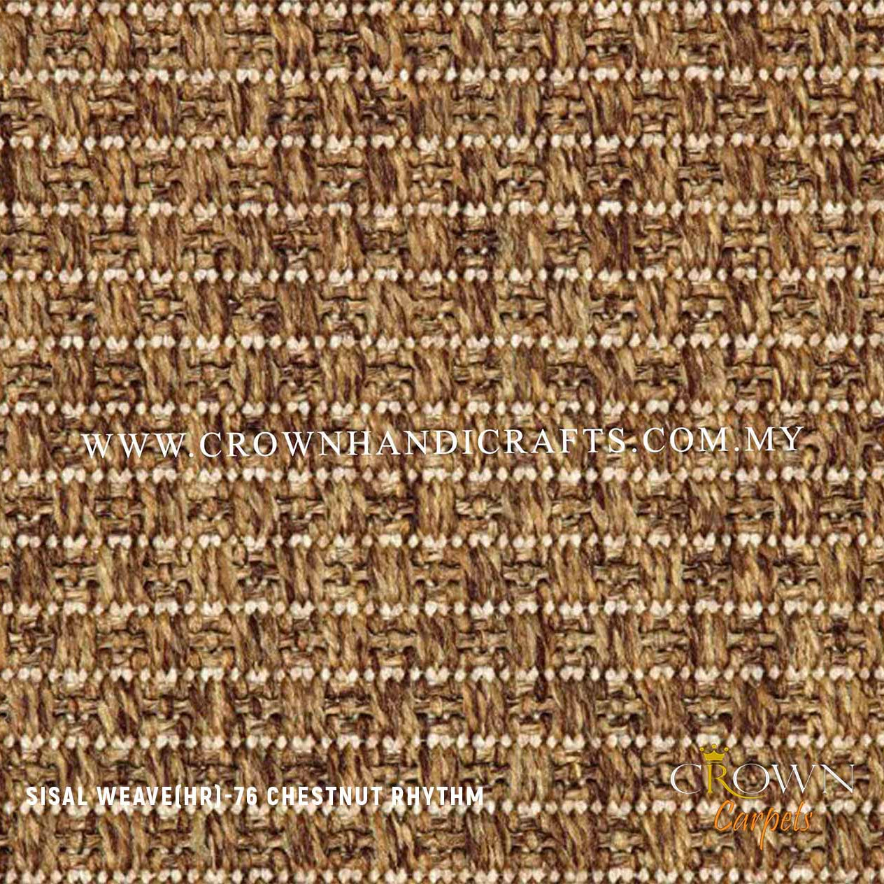 Elegant Sisal Rugs: Organic Texture & Timeless Appeal for Living & Dining Spaces | Sisal Weave 76-Chestnut Rhythm